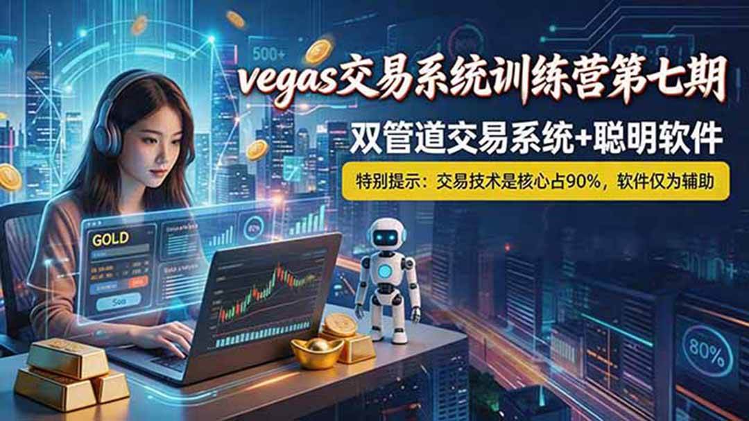 (18770期)【海外美金AI搬砖】Vegas交易技术+聪明软件, 黄金期货日赚50-1000U, 长期稳定,小白轻松上手 (18770期)【海外美金AI搬砖】Vegas交易技术+聪明软件, 黄金期货日赚50-1000U, 长期稳定,小白轻松上手