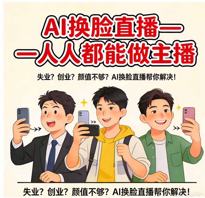 AI换脸直播，人人都能做主播-点子口袋网