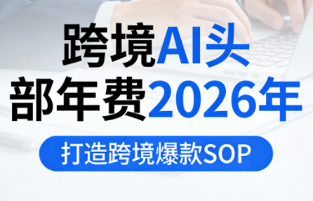跨境AI头部年费2026年，打造跨境爆款SOP(更新4月)-点子口袋网