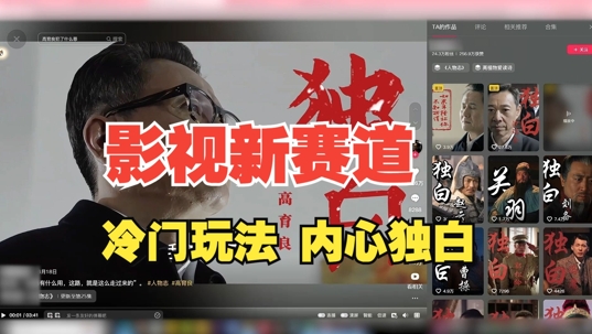 最新影视解说玩法，人物独白，30天涨粉24万+，全流程拆解【揭秘】-点子口袋网