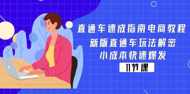 直通车 速成指南电商教程：新版直通车玩法解密，小成本快速爆发(11节-点子口袋网