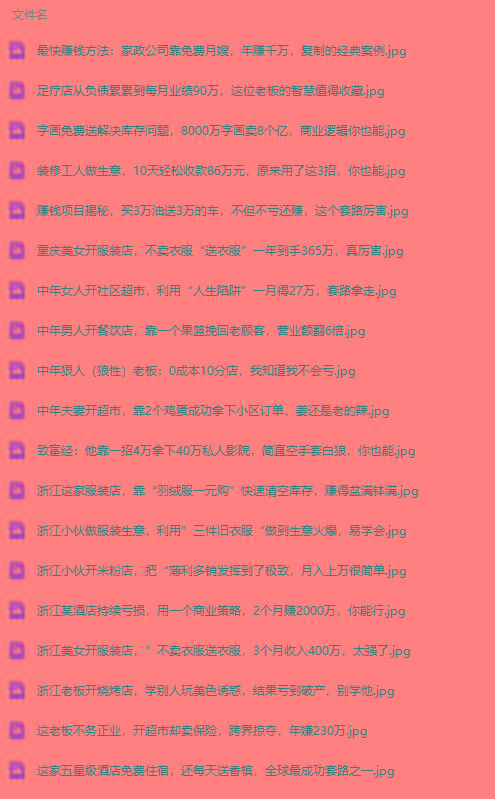 图片[1]-(9607期)真实有效391套商业模式，年入几十到几百万案例解析(电子书+视频+图文)-点子口袋网