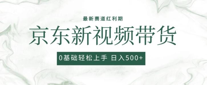 2024最新京东视频带货项目，最新0粉强开无脑搬运爆款玩法，小白轻松上手【揭秘】-点子口袋网