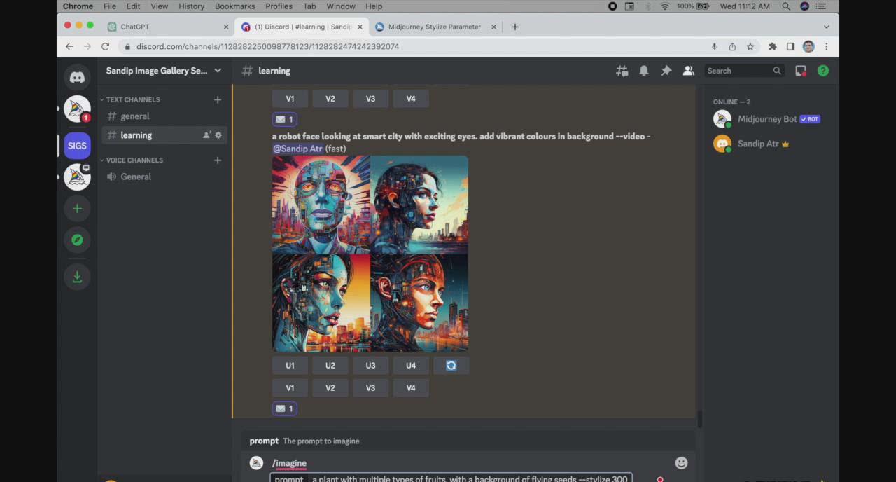 图片[2]-ChatGPT4 和 MidJourney AI 绘画聊天革命性指南教程-33节视频课-中英字幕-点子口袋网