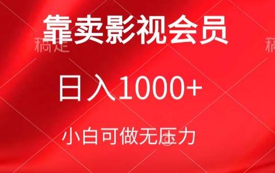 靠卖影视会员，日入1000+，落地保姆级教程，新手可学【揭秘】-点子口袋网