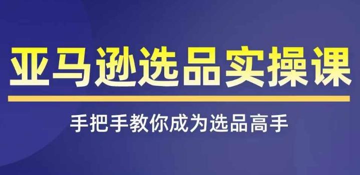 亚马逊选品实操课程，快速掌握亚马逊选品的技巧，覆盖亚马逊选品所有渠道-点子口袋网