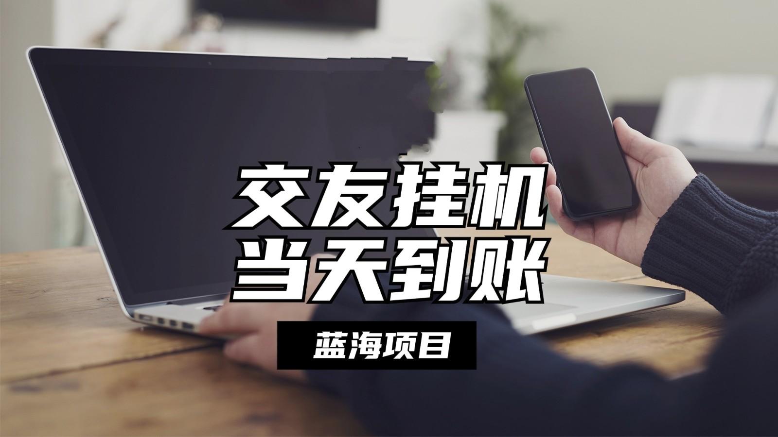 全自动交友软件挂机，单窗口每天稳定收益24左右，提现当天到账，有管道收益-点子口袋网