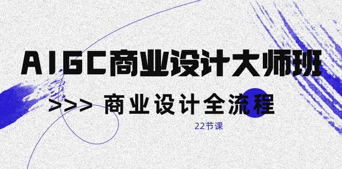 AIGC-商业设计大师班，商业设计全流程(22节课-点子口袋网