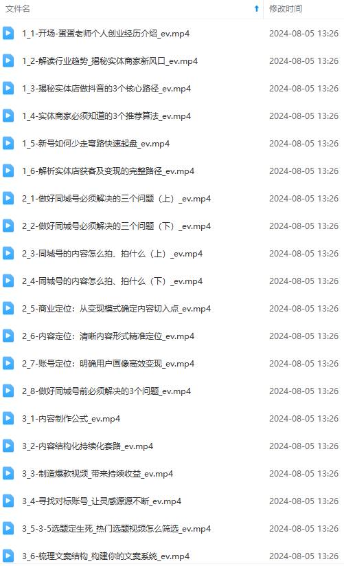 图片[1]-实体店老板获客特训营：认知、定位、文案、矩阵、直播、AI等(72节-点子口袋网