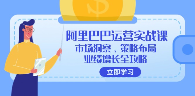 阿里巴巴运营实战课：市场洞察、策略布局、业绩增长全攻略-点子口袋网