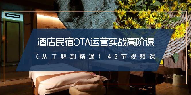 酒店民宿-OTA运营实战高阶课(从了解到精通)45节视频课-点子口袋网