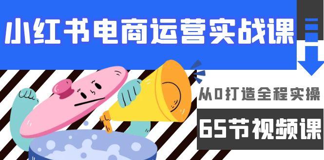 (9724期)小红书电商运营实战课，从0打造全程实操(65节视频课)-点子口袋网