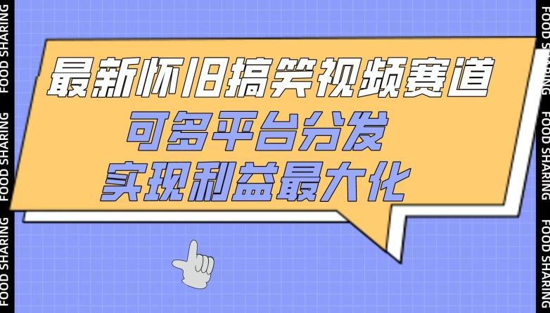最新怀旧搞笑视频赛道，可多平台分发，实现利益最大化【揭秘】-点子口袋网
