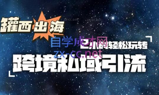 罐西老师·零基础学会跨境私域引流-点子口袋网