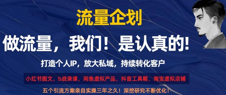流量企划，打造个人IP，放大私域，持续转化客户【揭秘】-点子口袋网