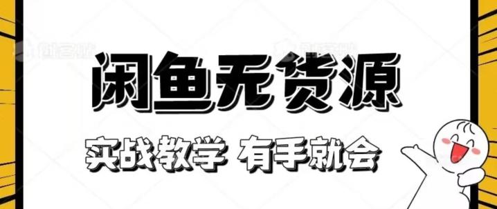 新手必看！实战闲鱼教程，看完有手就会做闲鱼无货源！【揭秘】-点子口袋网