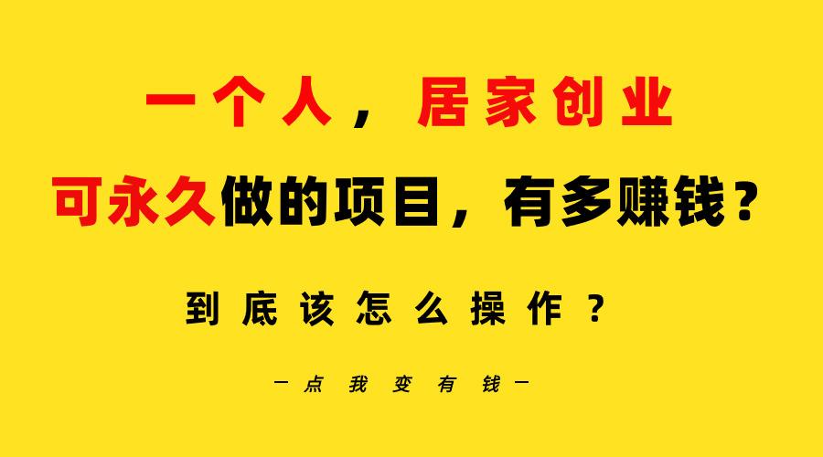 一个人，居家创业：B站每天10分钟，单账号日引创业粉100+，月稳定变现5W...-点子口袋网