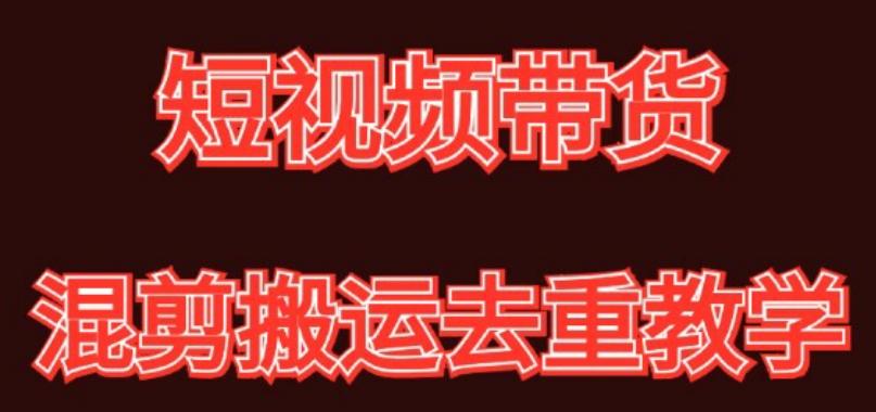 混剪去重短视频带货玩法，混剪搬运简单过原创思路分享-点子口袋网