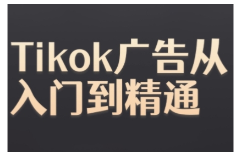 Tiktok Ads实操教程，Tiktok广告从入门到精通-点子口袋网