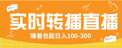 24小时实时转播别人红包小游戏直播间，睡着也能日入100-300【全套教程工具免费】-点子口袋网
