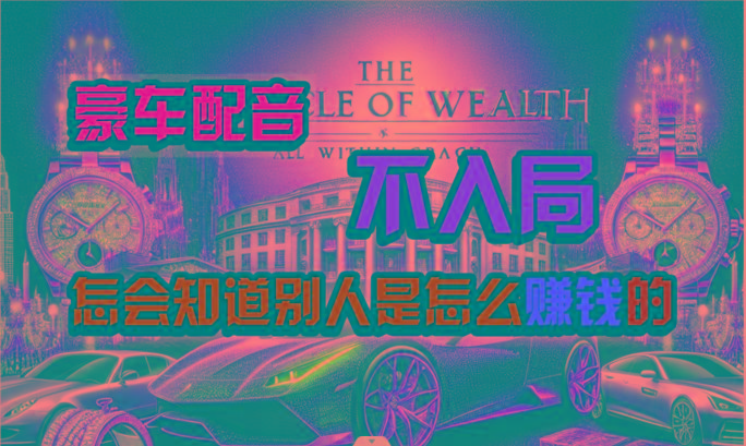 炫富神器，简单无脑粘贴复制，闷声发财，当天见收益，无上限封顶-点子口袋网