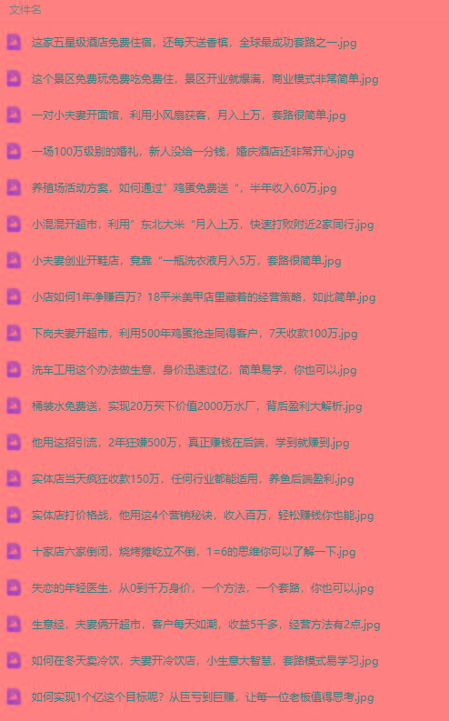 图片[2]-(9607期)真实有效391套商业模式，年入几十到几百万案例解析(电子书+视频+图文)-点子口袋网