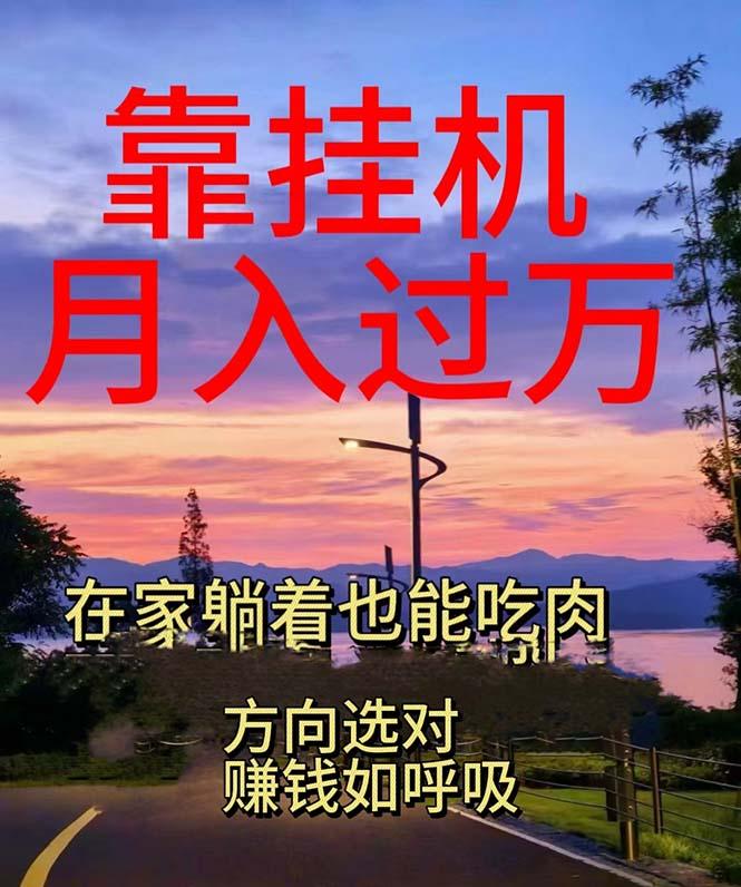 靠挂机，日入1000+，躺着也能吃肉，电脑手机都可挂-点子口袋网