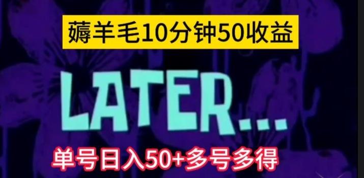 美团薅羊毛玩法，单号日入50+多号多得【仅揭秘】-点子口袋网