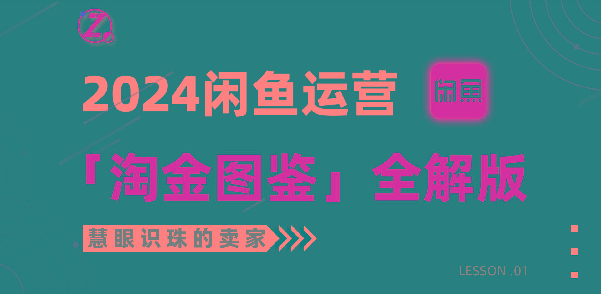 (9738期)2024闲鱼运营，【淘金图鉴】全解版-点子口袋网