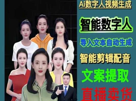 伍老师Ai数字人快速剪辑制作以及变现视频课-点子口袋网