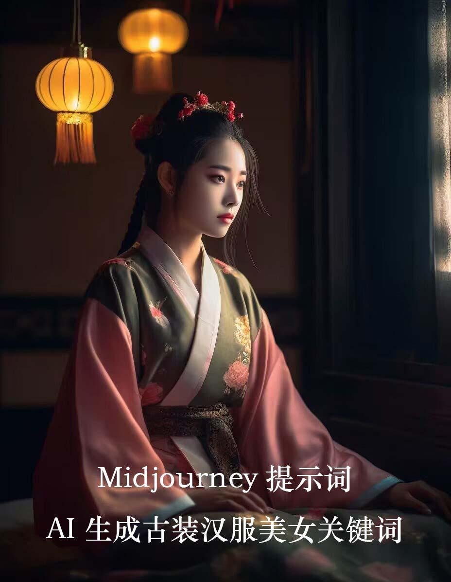 Midjourney关键词-AI生成中国风古装汉服美女人像提示关键词-点子口袋网
