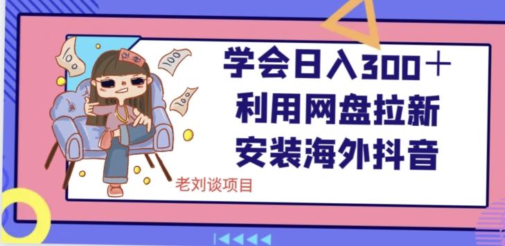 学会日入300＋，利用网盘拉新安装海外抖音保姆级教学【揭秘】-点子口袋网
