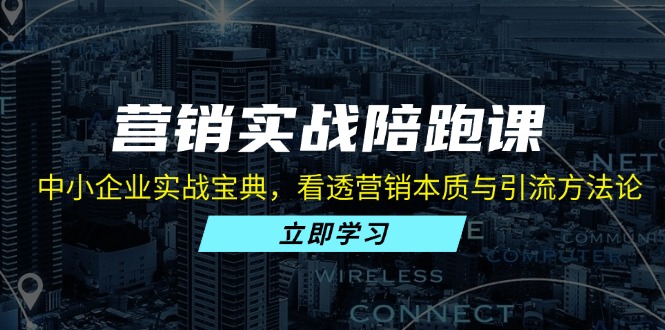营销实战陪跑课：中小企业实战宝典，看透营销本质与引流方法论-点子口袋网