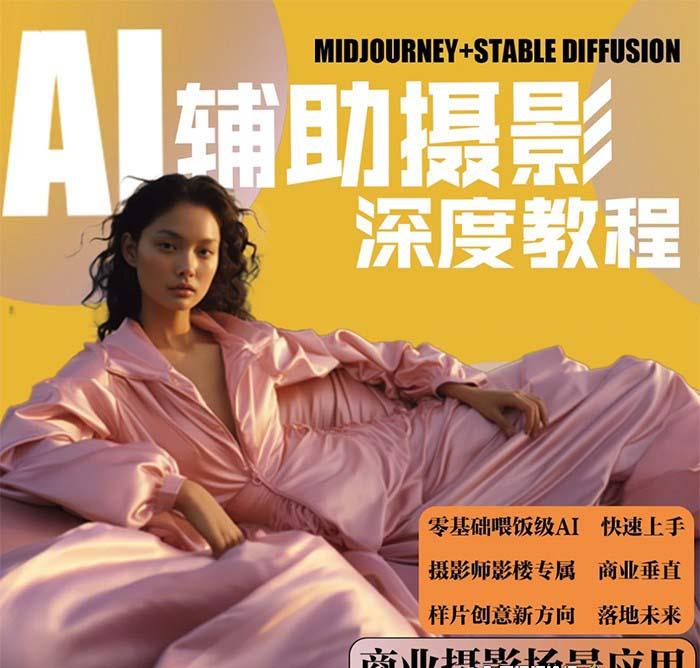 (8727期)2024年AI辅助摄影人工智能商业应用摄影课程(37节课)-点子口袋网