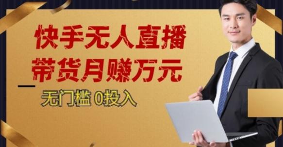 2023蓝海项目，快手无人直播，单号月入5000起步【揭秘】-点子口袋网