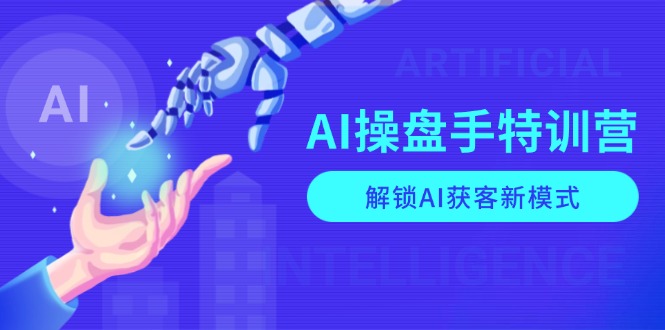 AI-操盘手特训营，解锁AI获客新模式，全面掌握AI商业应用与提示词技巧-点子口袋网