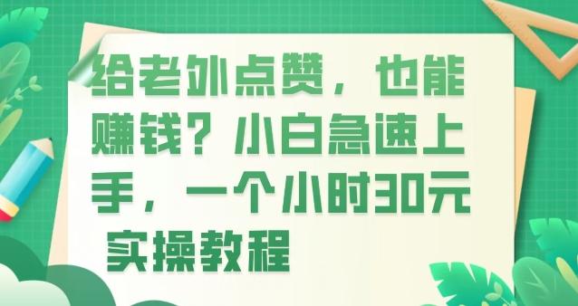 给老外点赞，也能赚钱？小白急速上手，实操教程-点子口袋网