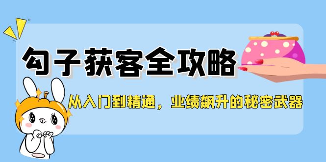 从入门到精通，勾子获客全攻略，业绩飙升的秘密武器-点子口袋网