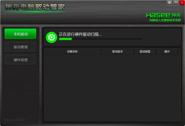 神舟电脑驱动管家 v1.0 官方免费版-点子口袋网