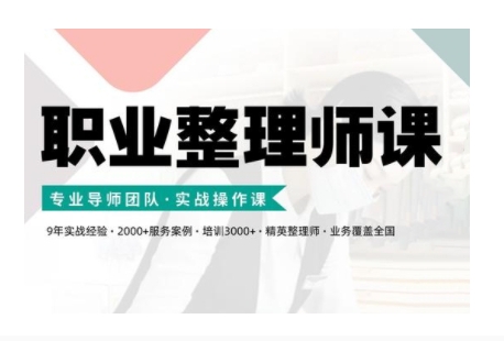 职业整理师培训(新版)，实战操作课-点子口袋网