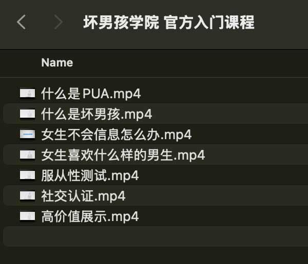 坏男孩学院 官方入门课程-点子口袋网