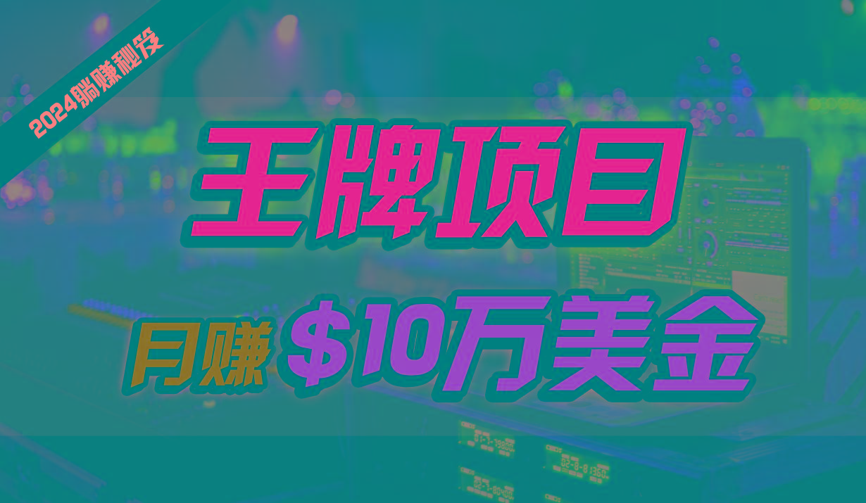 王牌项目月入10W美金，2024最新国外挂机撸U项目，全程无人值守，可批量放大！-点子口袋网