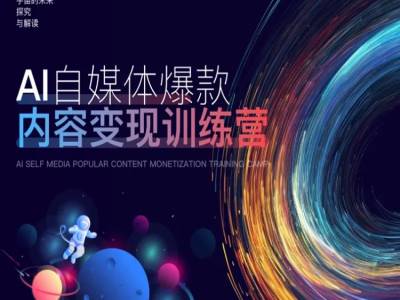 AI自媒体爆款内容变现训练营，20%底层逻辑，60%实操方法，20%案例拆解(即学即用)-点子口袋网