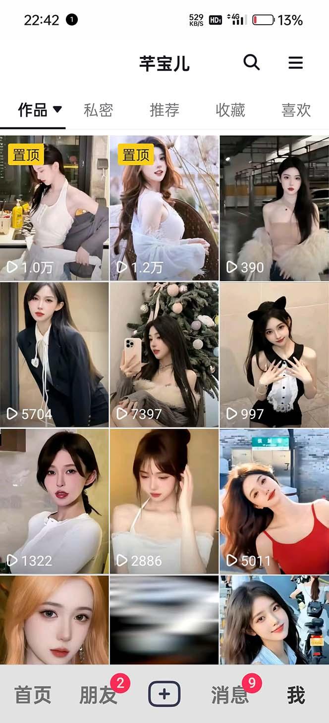 图片[2]-利用AI美女视频引粉，单号日引2000+，新手也能干(教程+软件)-点子口袋网