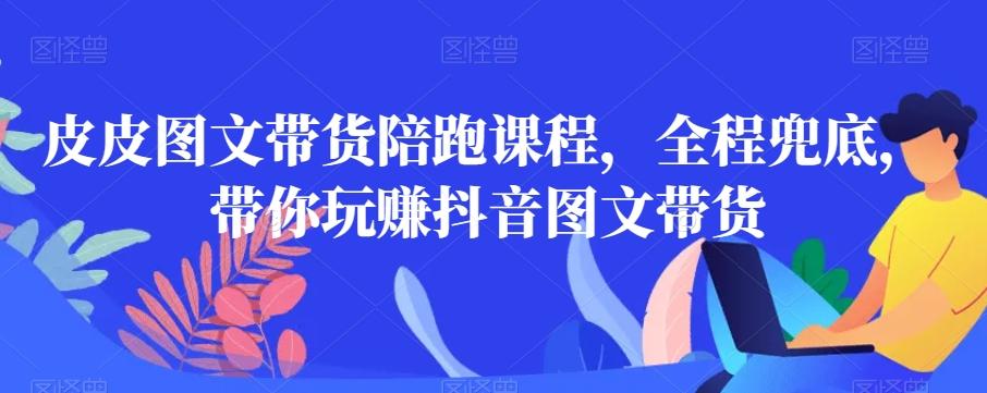 皮皮图文带货陪跑课程，全程兜底，带你玩赚抖音图文带货-点子口袋网