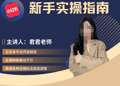 君君-小红书电商从入门到精通，新手实操指南-点子口袋网