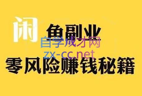 铁逸潇老师·闲鱼电商新手运营教程-点子口袋网