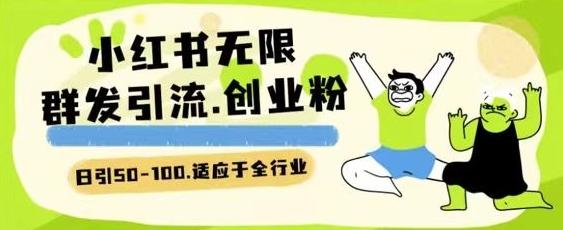 小红书一天引流一二百创业粉技术 可引全行业精准粉玩法【揭秘】-点子口袋网