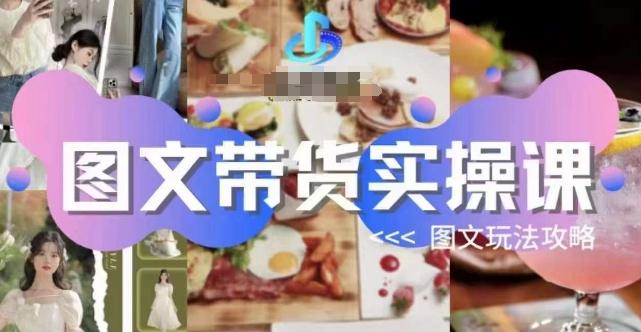 图文带货实操课，图文玩法攻略玩法-点子口袋网