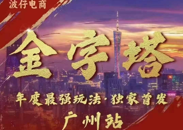 波仔电商·线下课ppt-10月30号，金字塔玩法 3天极速起量，88页ppt，3天起量!-点子口袋网